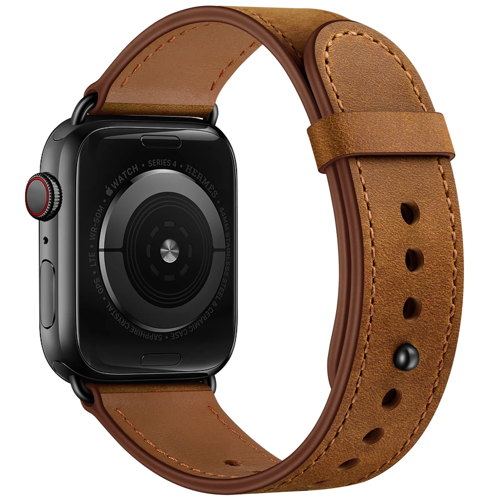 arktisband Vintage Apple Watch Lederarmband - Image 3