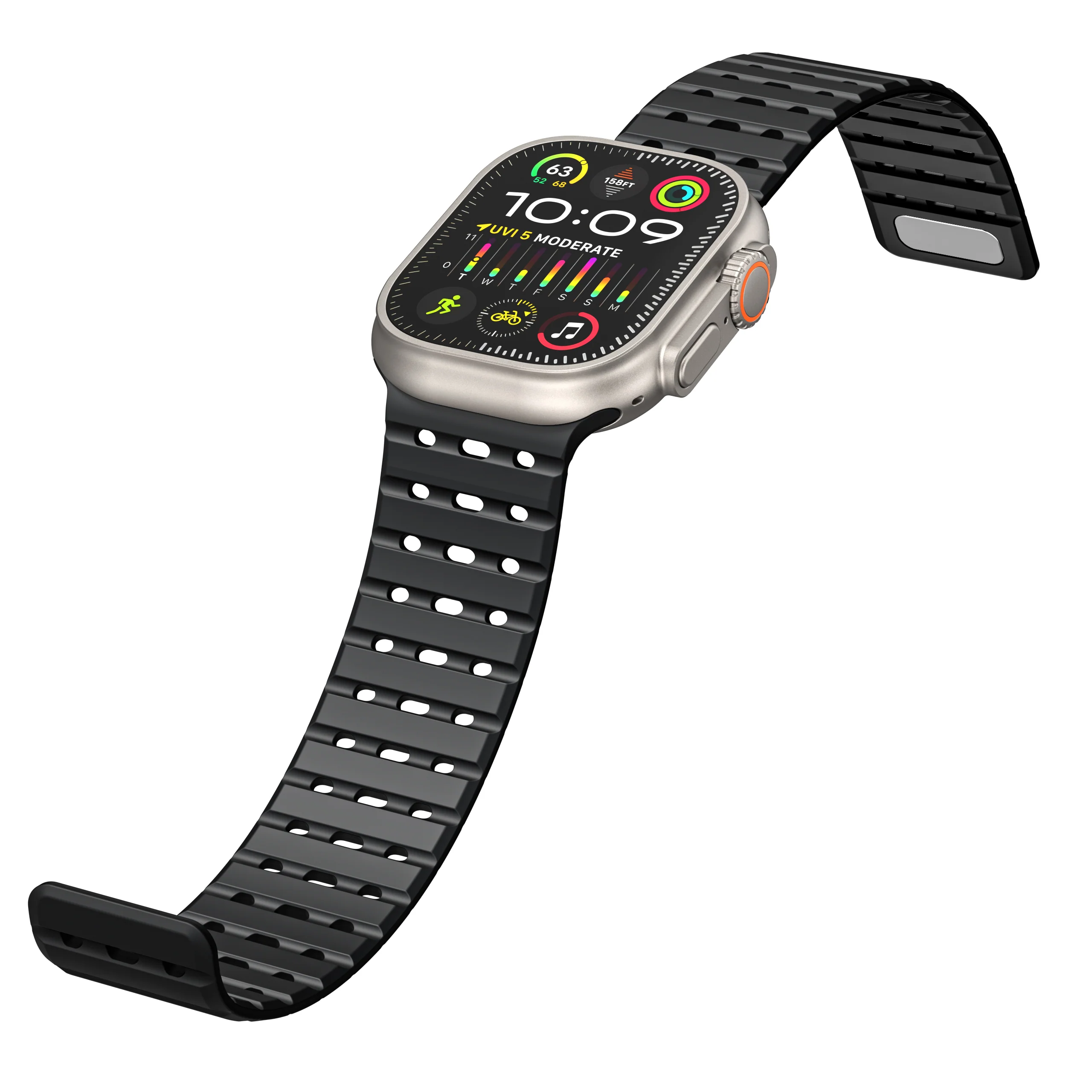 arktisband Apple Watch magnetisches Silikonarmband „Power“ - Image 10
