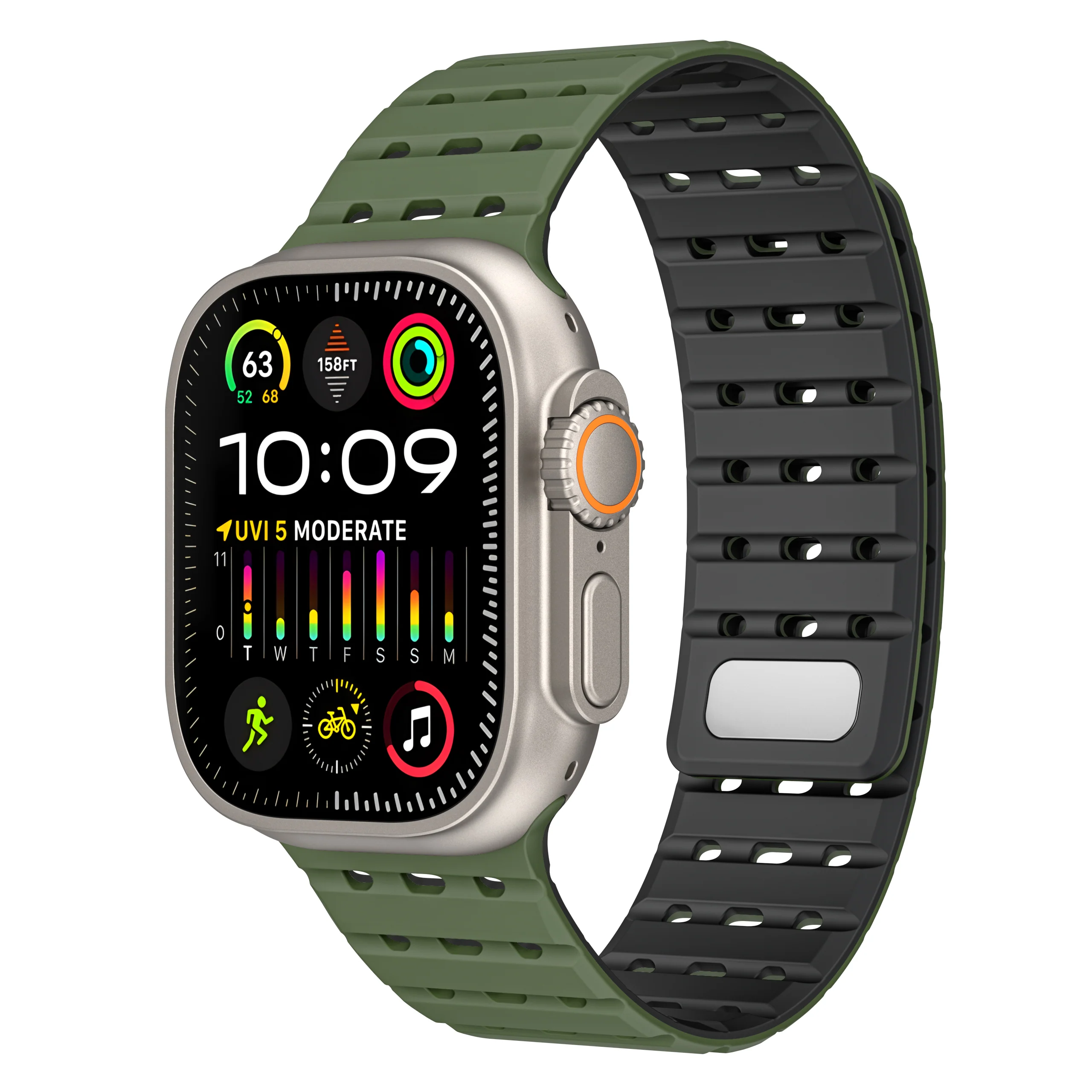 arktisband Apple Watch magnetisches Silikonarmband „Power“ - Image 15