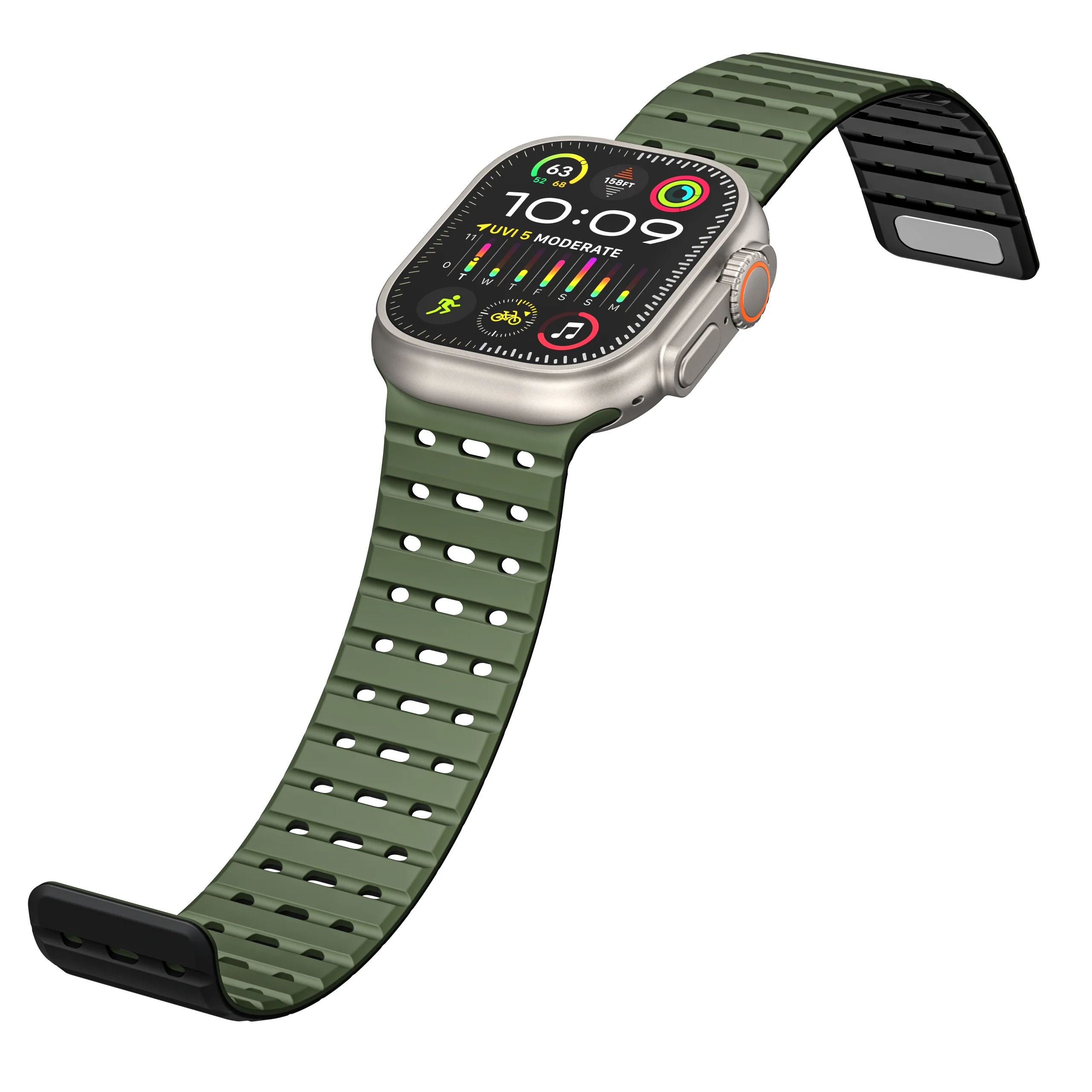 arktisband Apple Watch magnetisches Silikonarmband „Power“ - Image 17