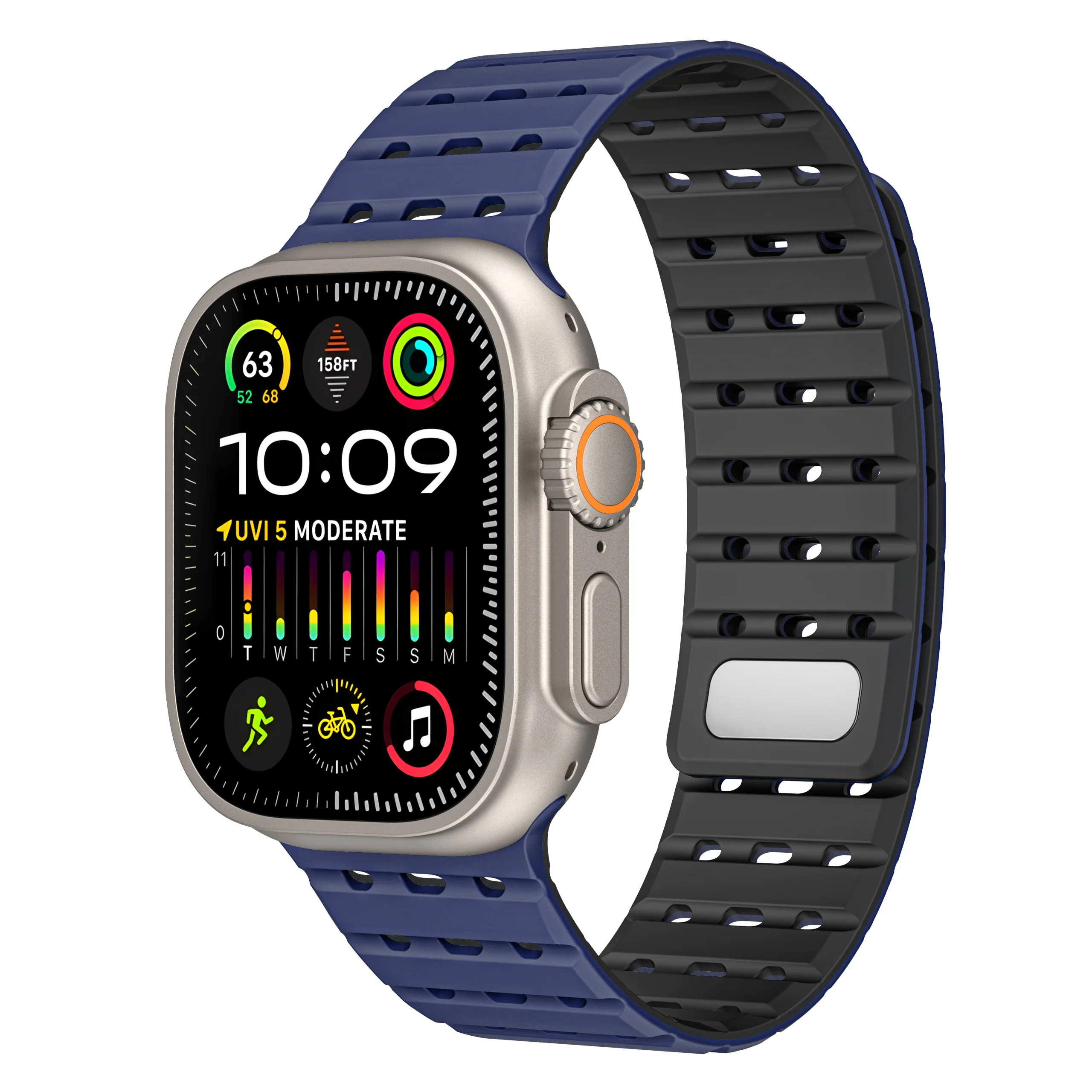 arktisband Apple Watch magnetisches Silikonarmband „Power“ - Image 22
