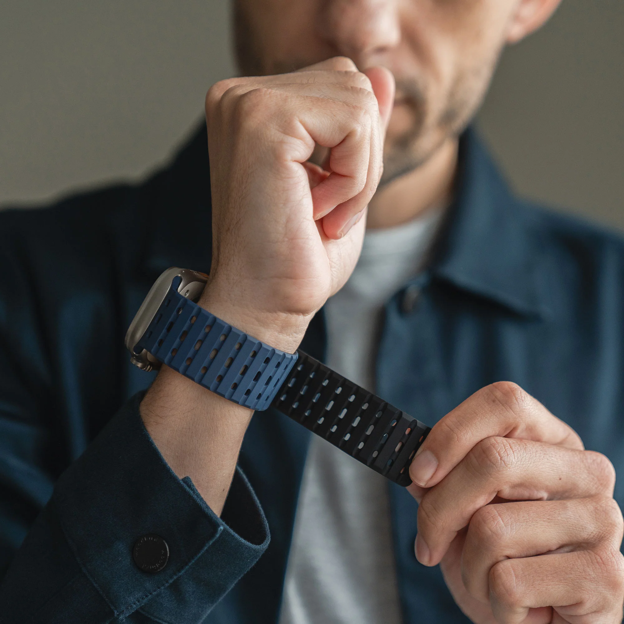 arktisband Apple Watch magnetisches Silikonarmband „Power“ - Image 29