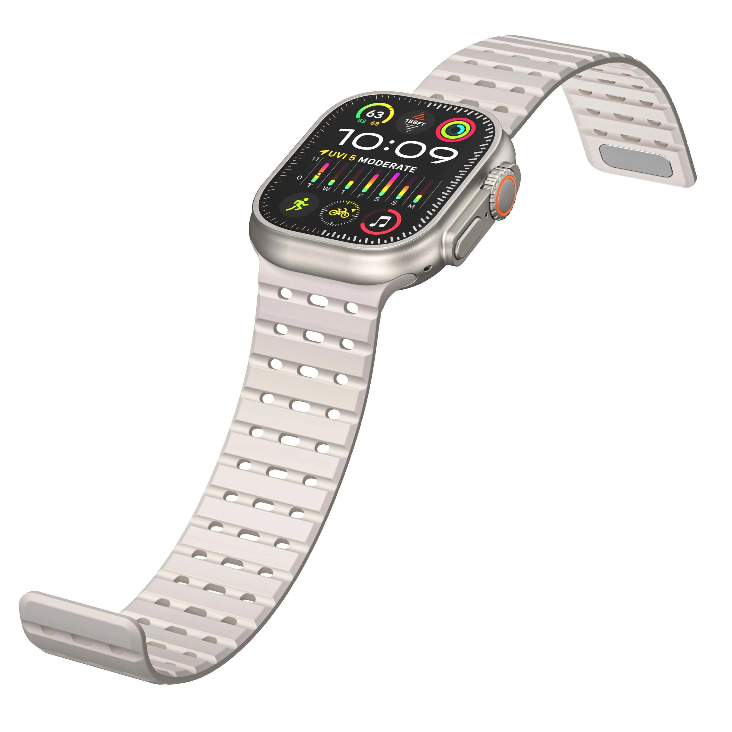 arktisband Apple Watch magnetisches Silikonarmband „Power“ - Image 3