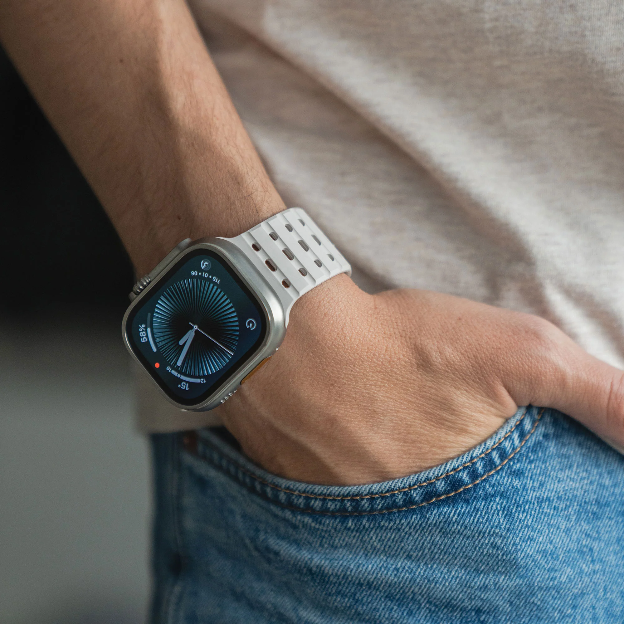 arktisband Apple Watch magnetisches Silikonarmband „Power“ - Image 5