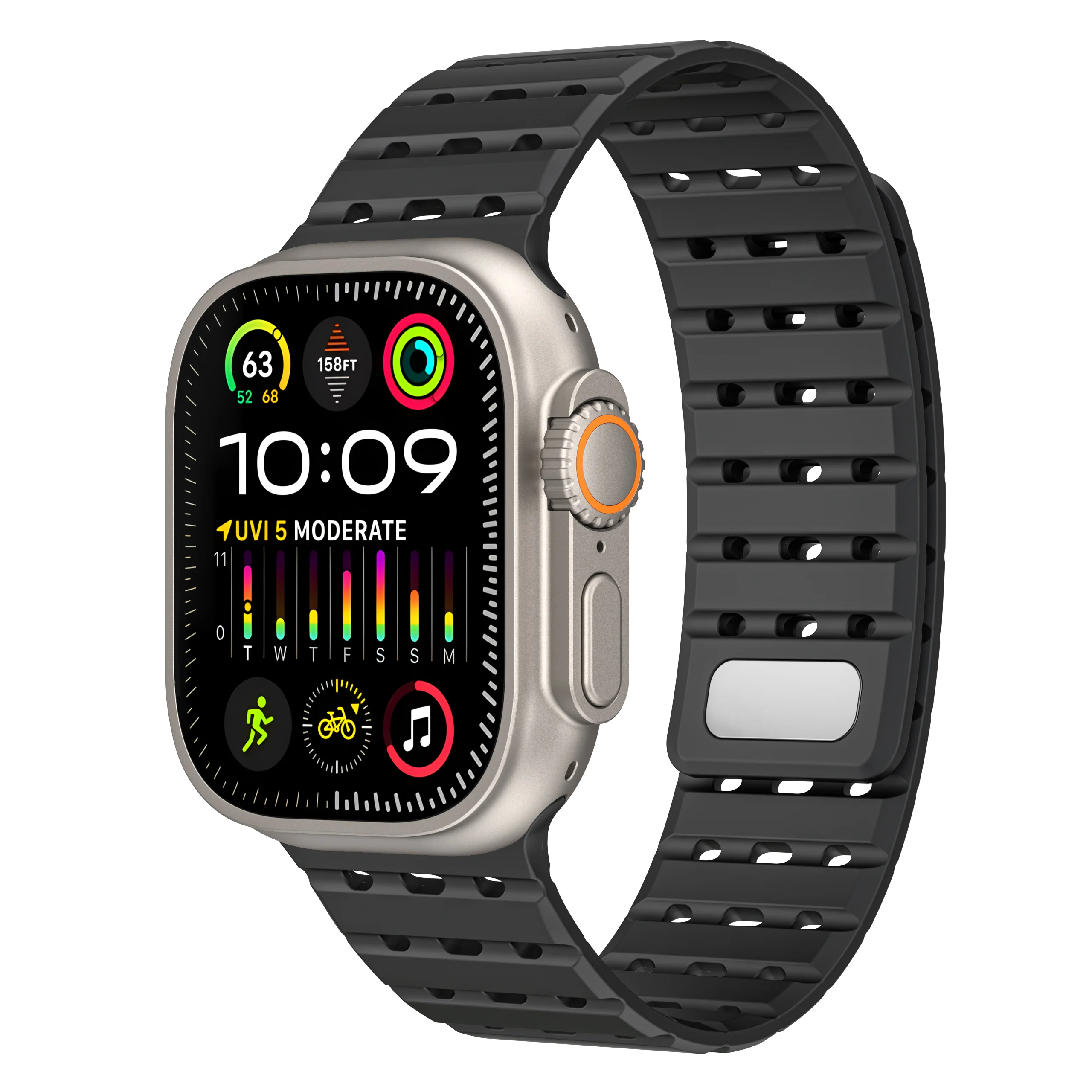 arktisband Apple Watch magnetisches Silikonarmband „Power“ - Image 8
