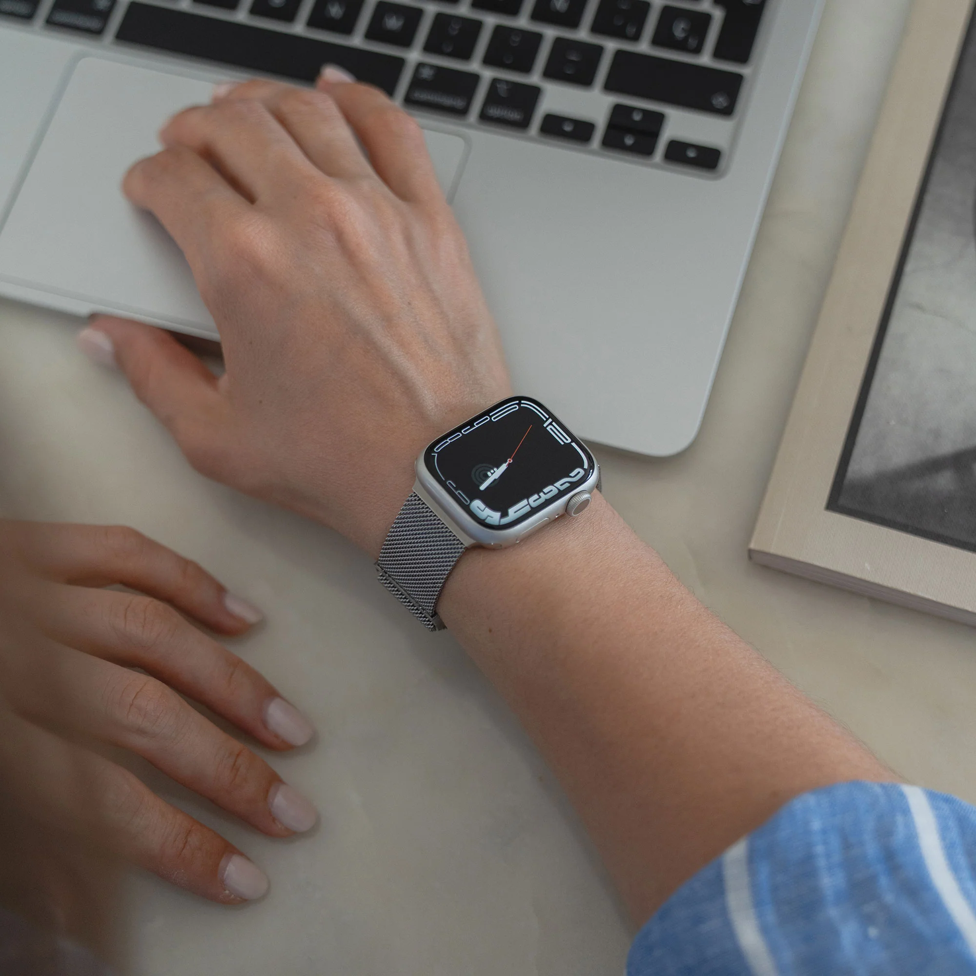 arktisband Apple Watch Milanaise Loop Armband - Image 15