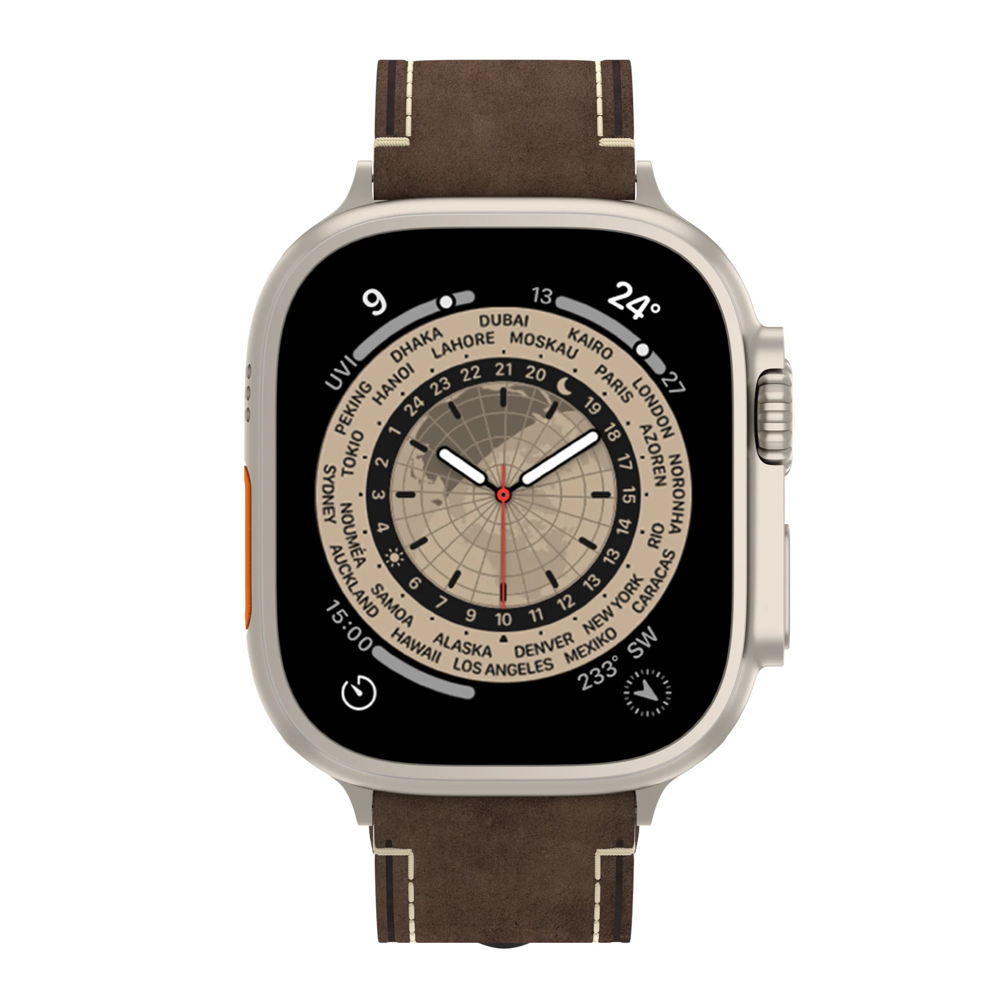 arktisband Apple Watch Ultra PALERMO GRANDE Lederarmband - Image 21