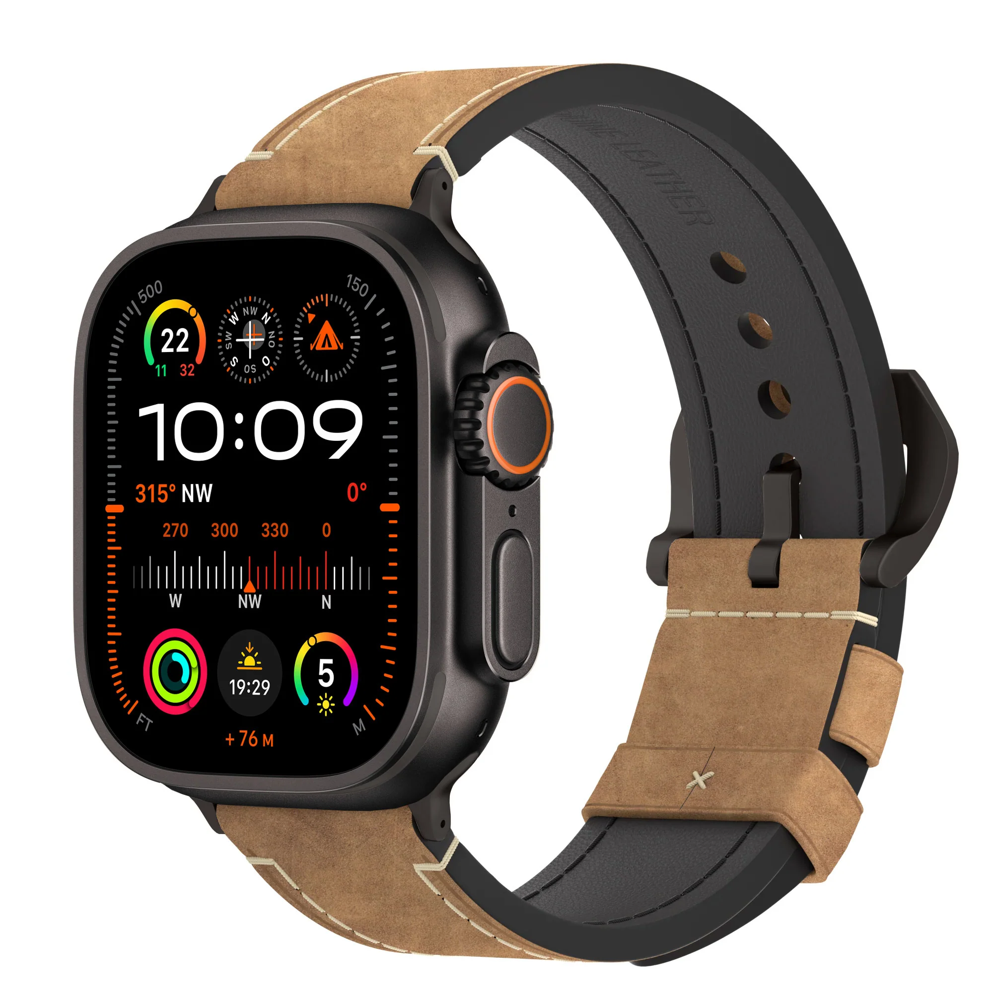 arktisband Apple Watch Ultra PALERMO GRANDE Lederarmband - Image 38