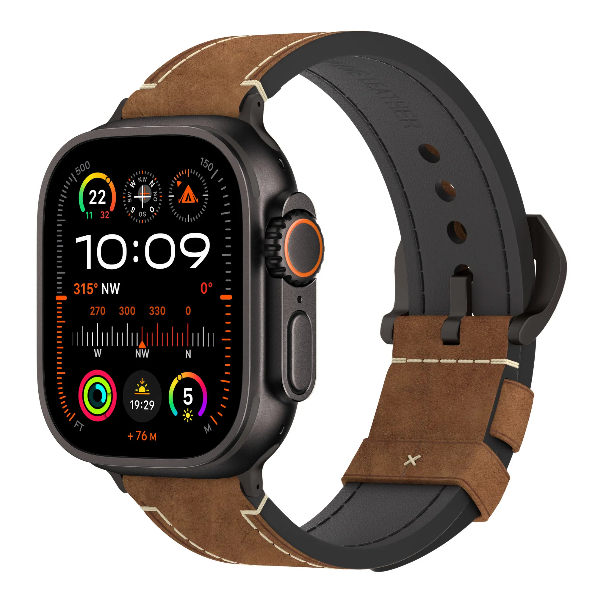 arktisband Apple Watch Ultra PALERMO GRANDE Lederarmband - Image 46