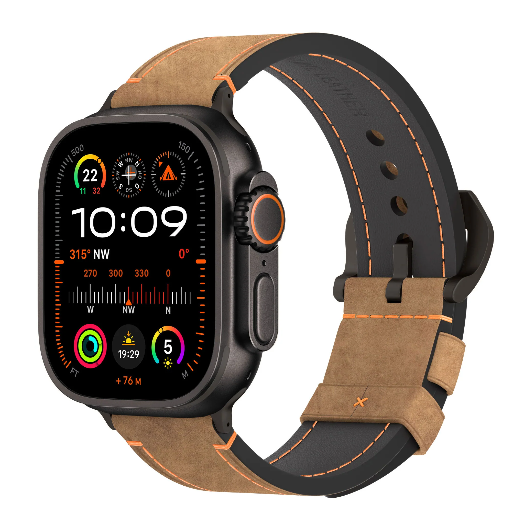 arktisband Apple Watch Ultra PALERMO GRANDE Lederarmband - Image 5