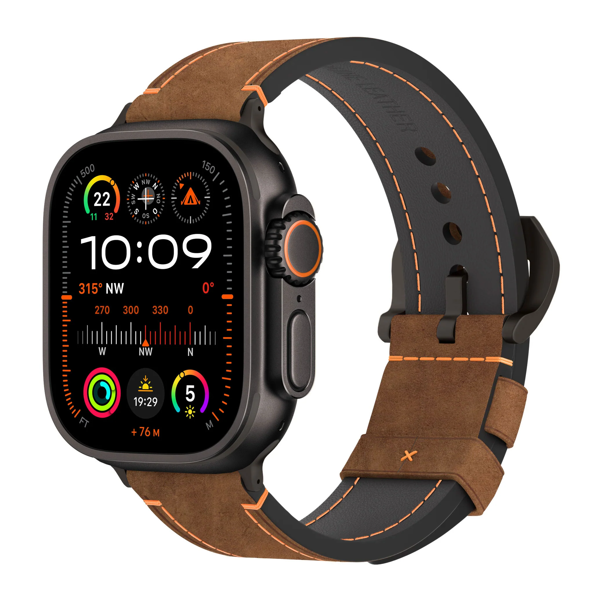 arktisband Apple Watch Ultra PALERMO GRANDE Lederarmband - Image 61