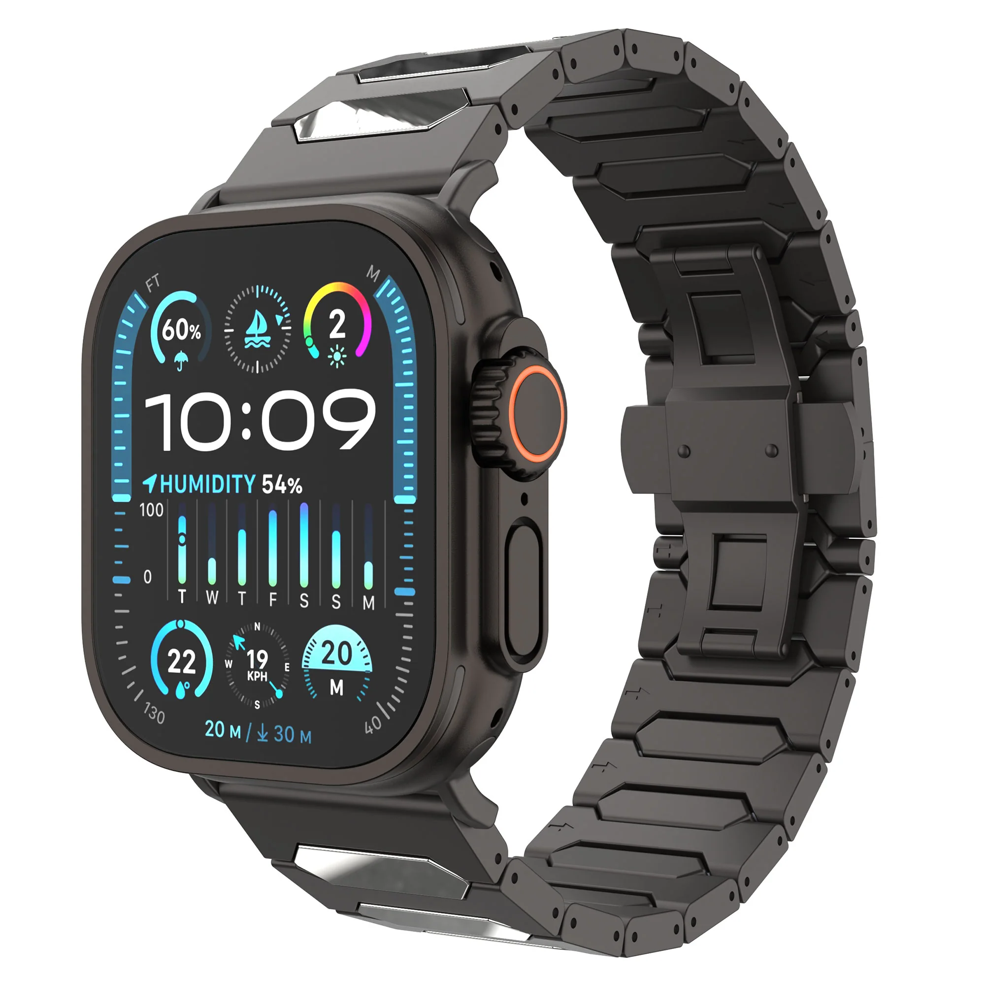 arktisband Apple Watch Ultra Titanarmband „Vectoron“ - Image 12