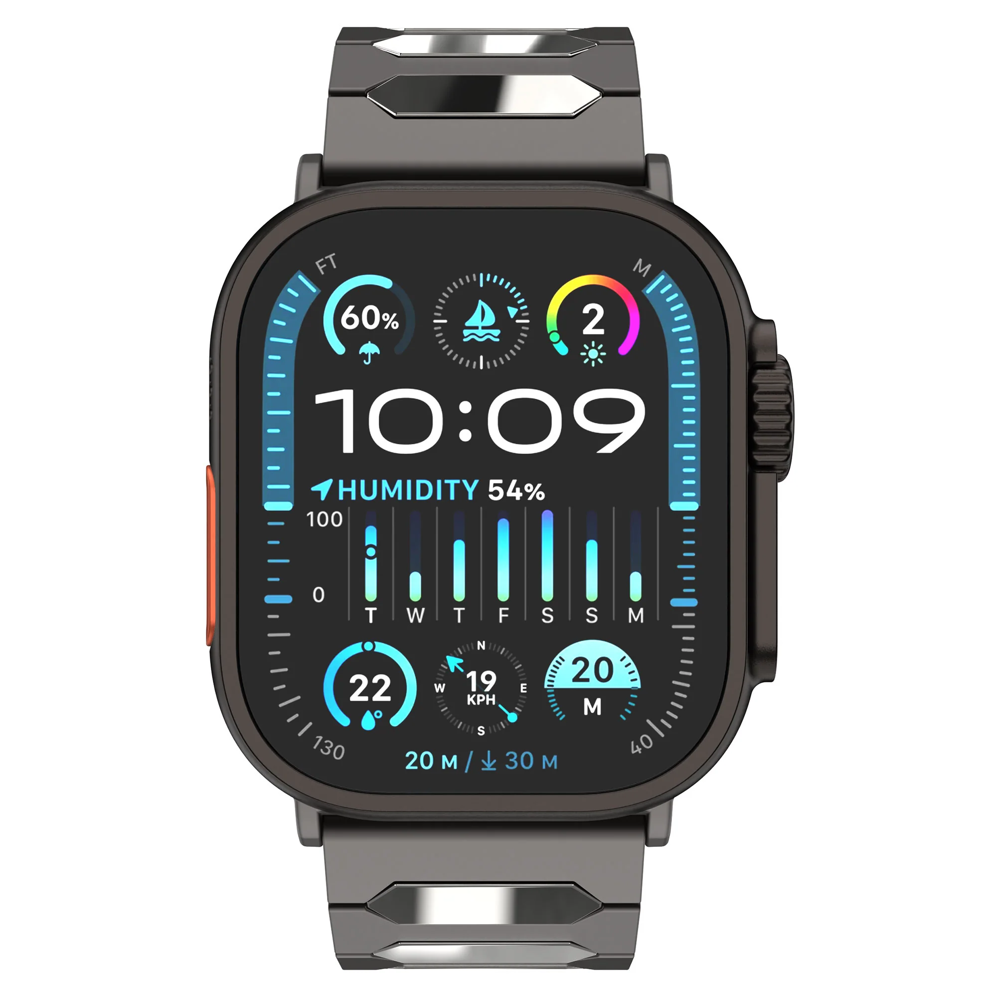 arktisband Apple Watch Ultra Titanarmband „Vectoron“ - Image 14
