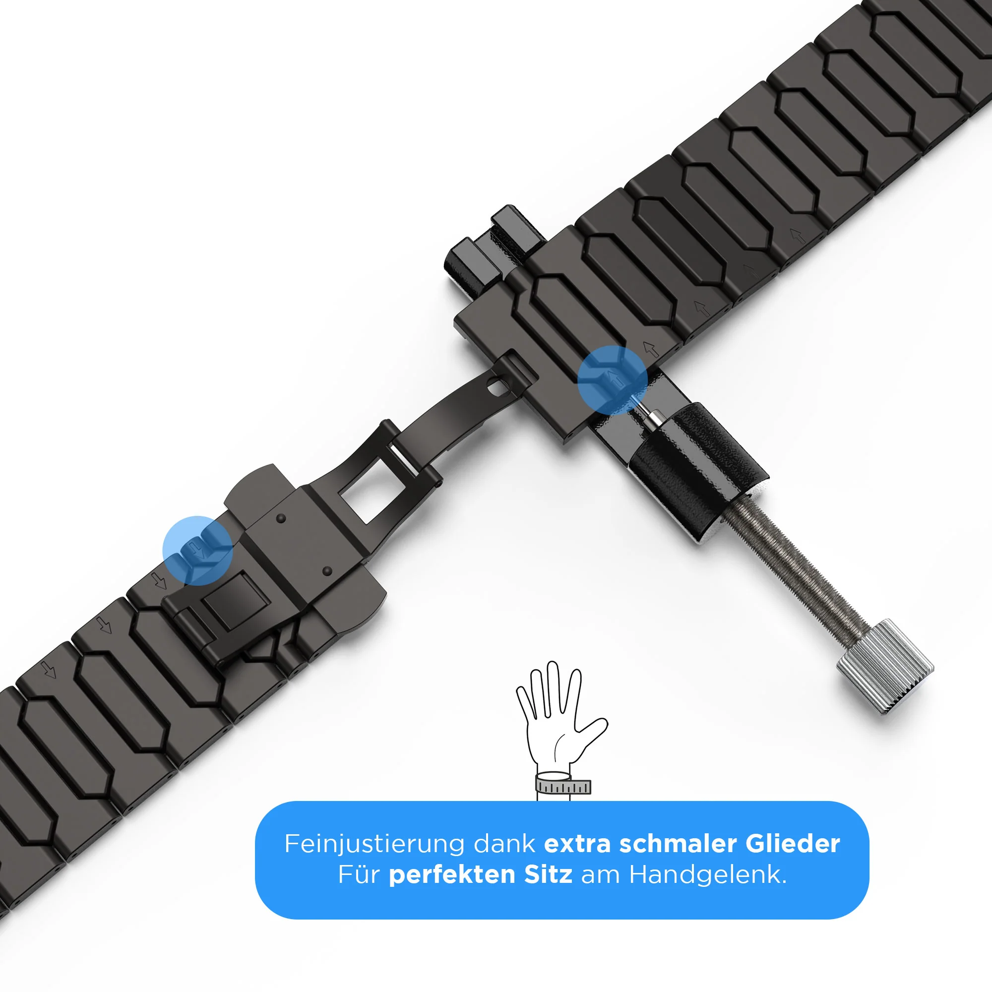 arktisband Apple Watch Ultra Titanarmband „Vectoron“ - Image 15