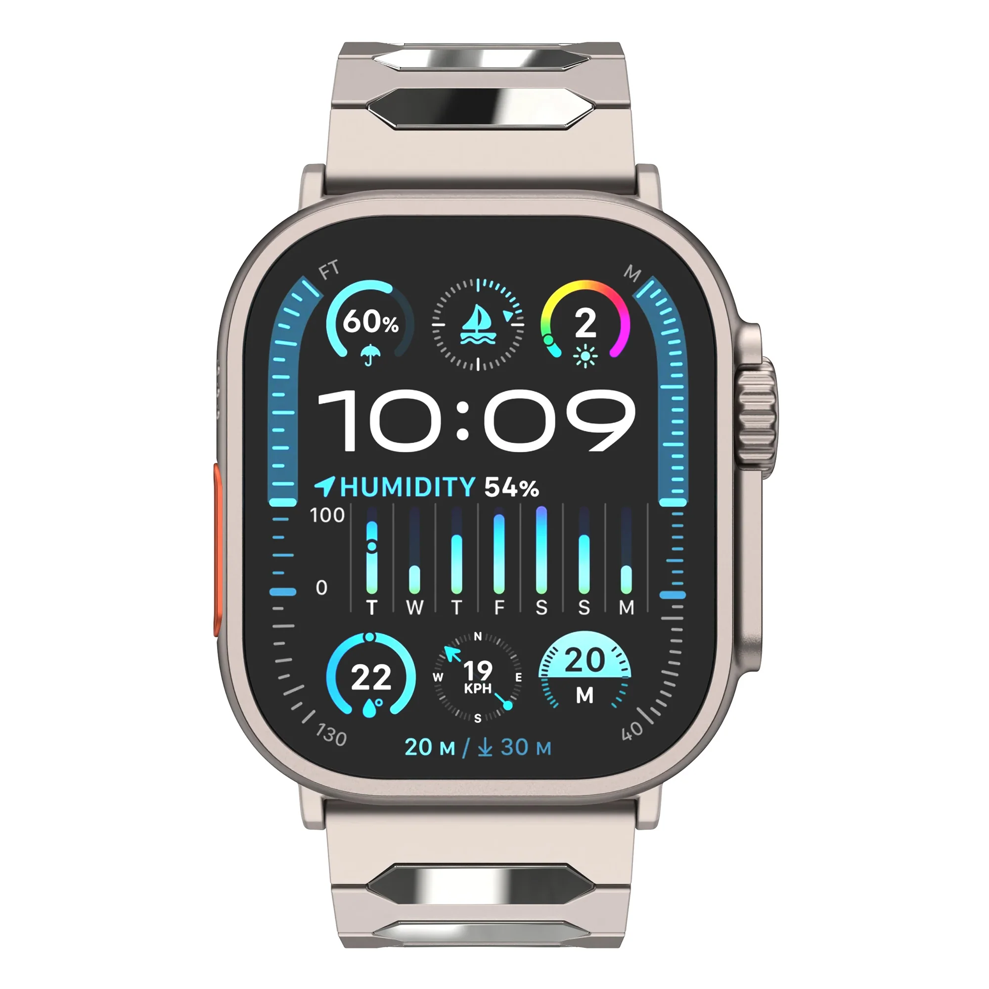 arktisband Apple Watch Ultra Titanarmband „Vectoron“ - Image 4
