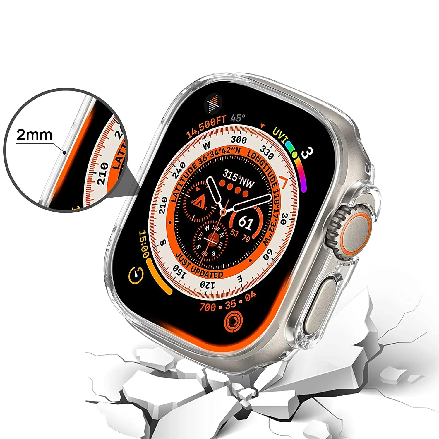 ArktisPRO CRYZTAL BUMPER für Apple Watch Ultra 49 mm - Image 5