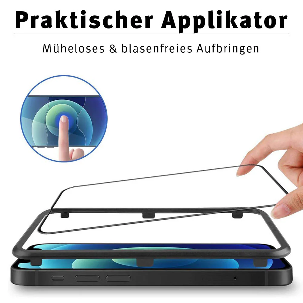 ArktisPRO iPhone 13 Pro FULL COVER Displayschutz GLAS - hüllenfreundlich - 2er Set - Image 2