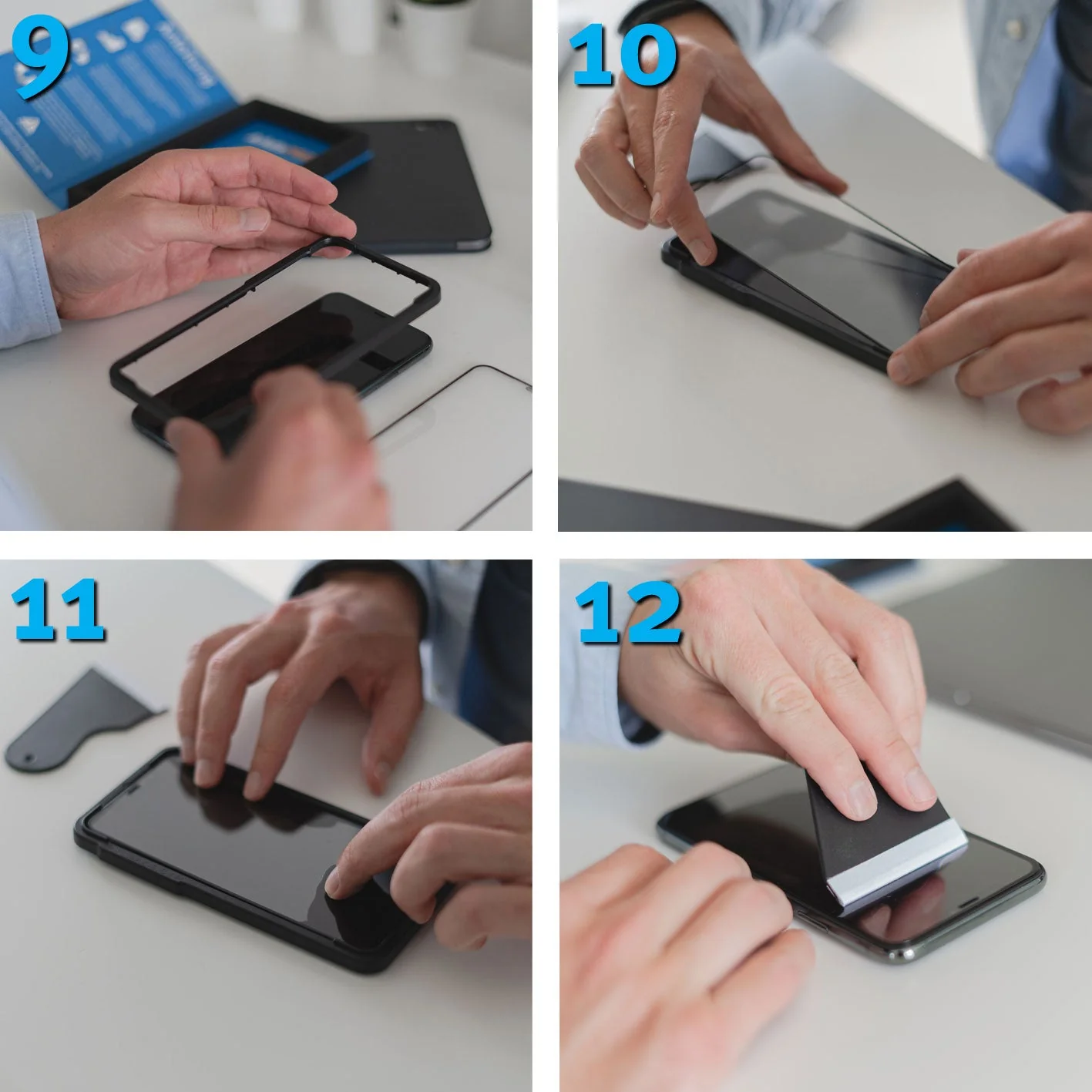 ArktisPRO iPhone 14 Pro FULL COVER Displayschutz GLAS - hüllenfreundlich - Image 9