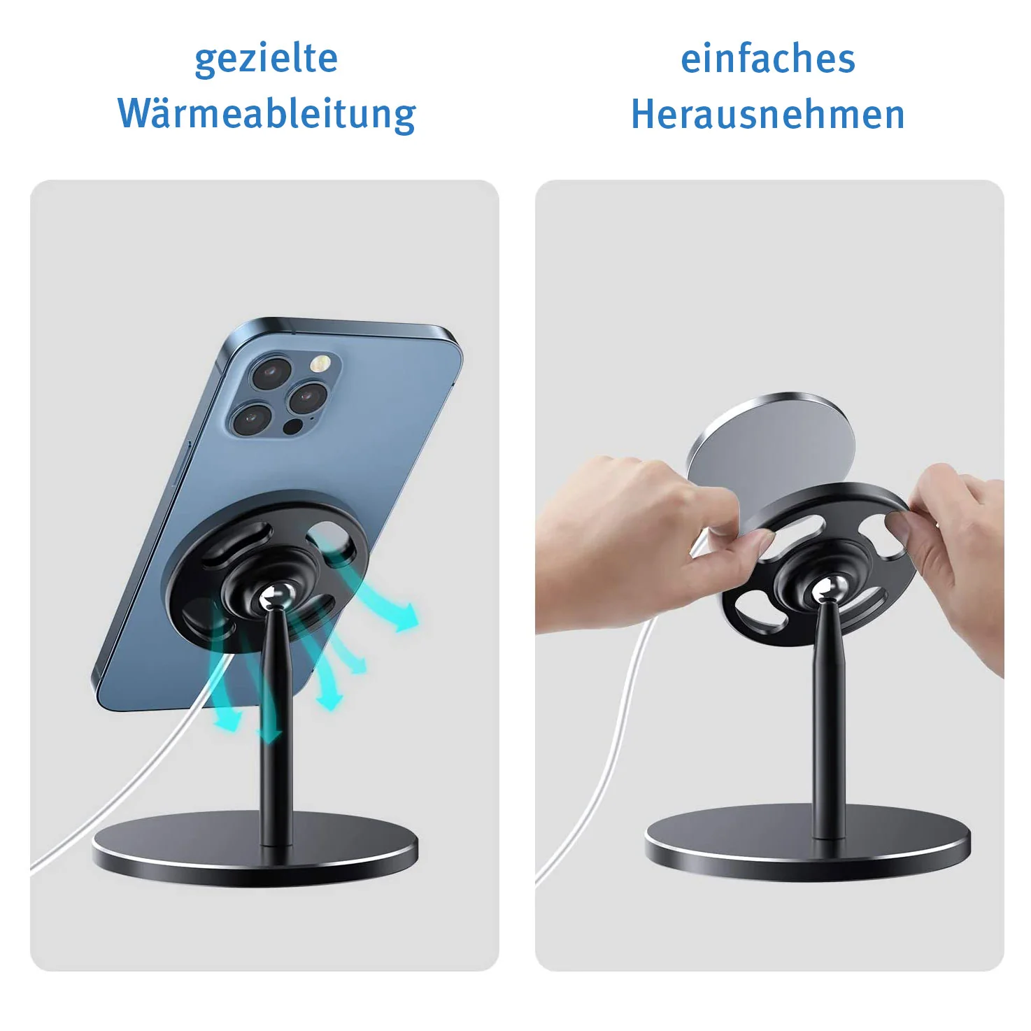 ArktisPRO verstellbare Aluminium Ladestation für MagSafe - Image 4