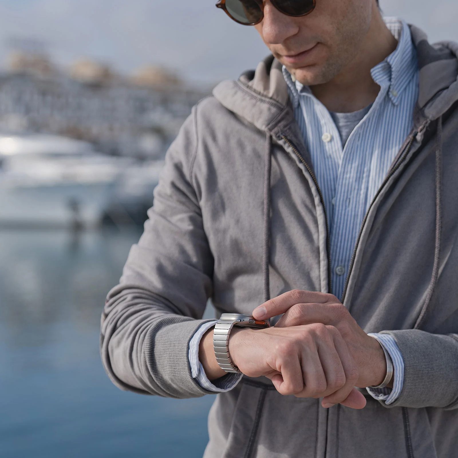 arktisband Apple Watch Ultra Edelstahl Armband "Commander" - Image 8