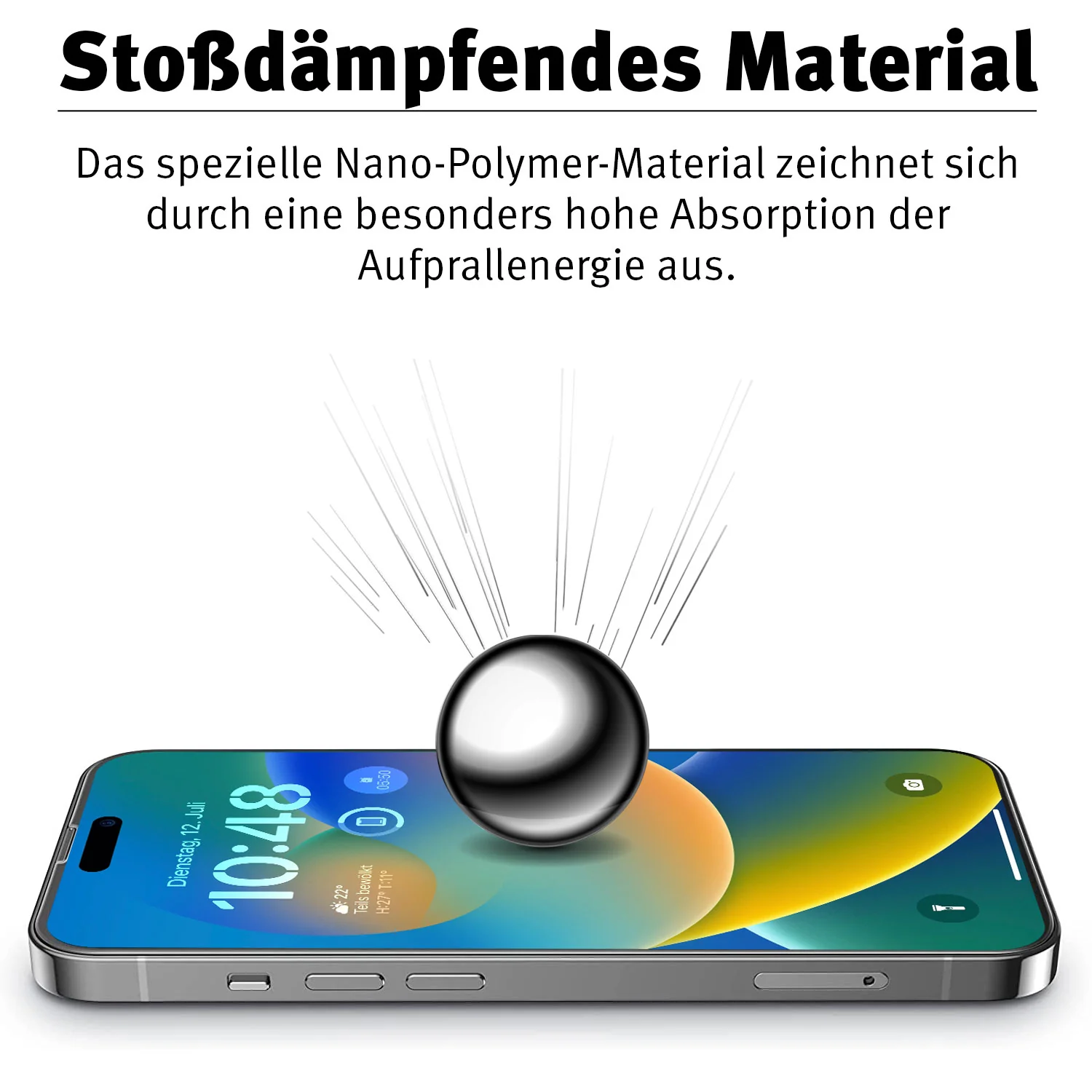 Beastprotect iPhone 14 Pro Max Schutzfolie HYBRID 3D - Image 3
