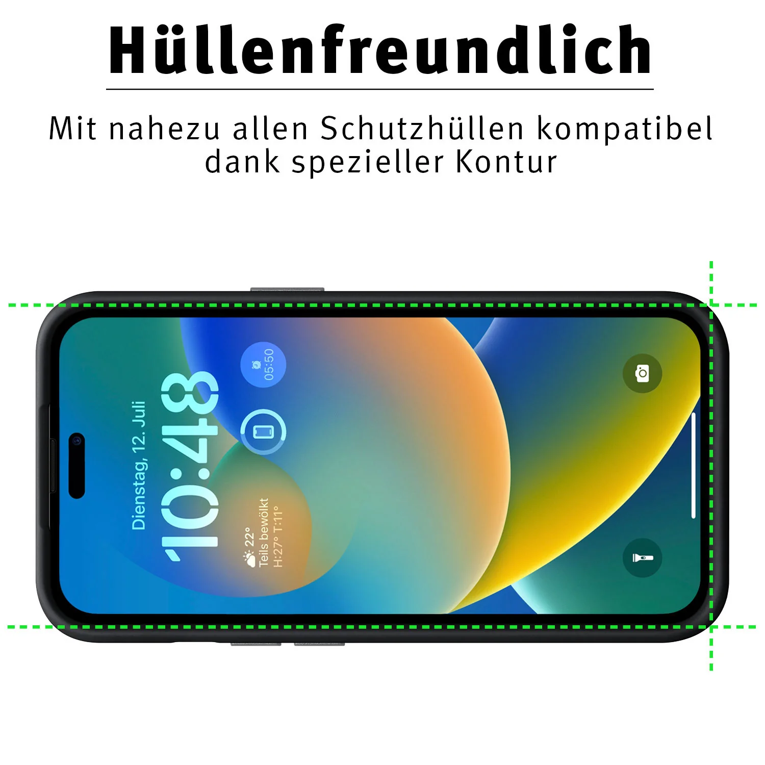 Beastprotect iPhone 14 Pro Max Schutzfolie HYBRID 3D - Image 4