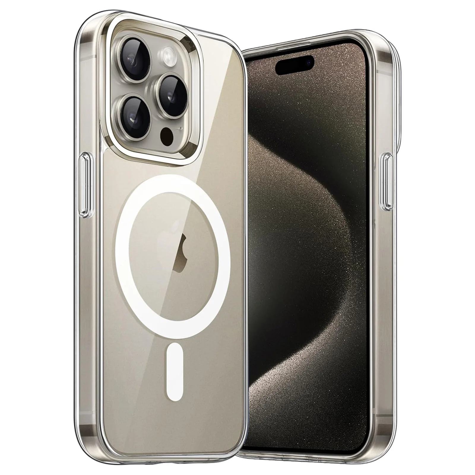 iCEO iPhone 15 Pro Crystal Case mit MagSafe - Transparent