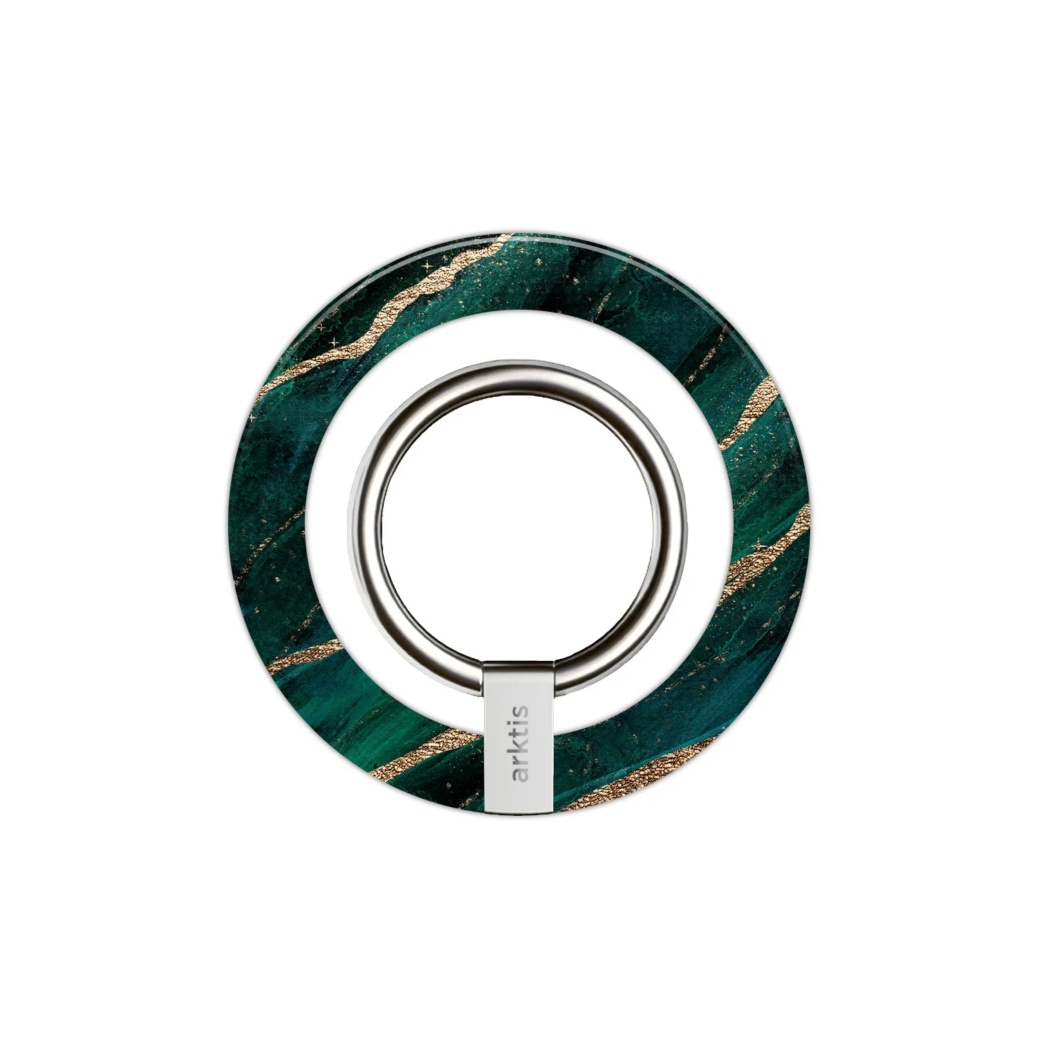 Magnetischer Ringhalter für MagSafe - Green Marble - Image 4