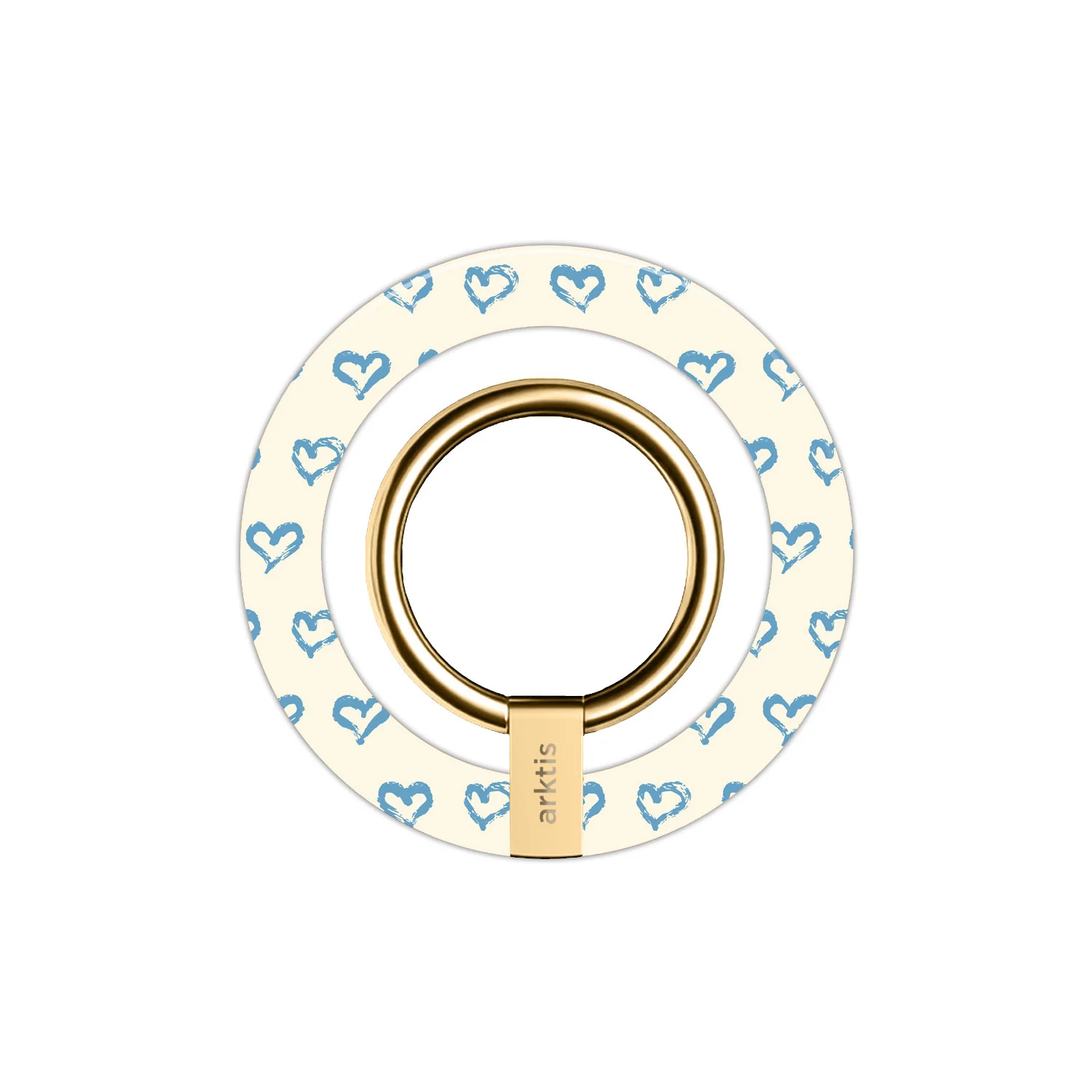 Magnetischer Ringhalter für MagSafe - Blue Hearts - Image 2