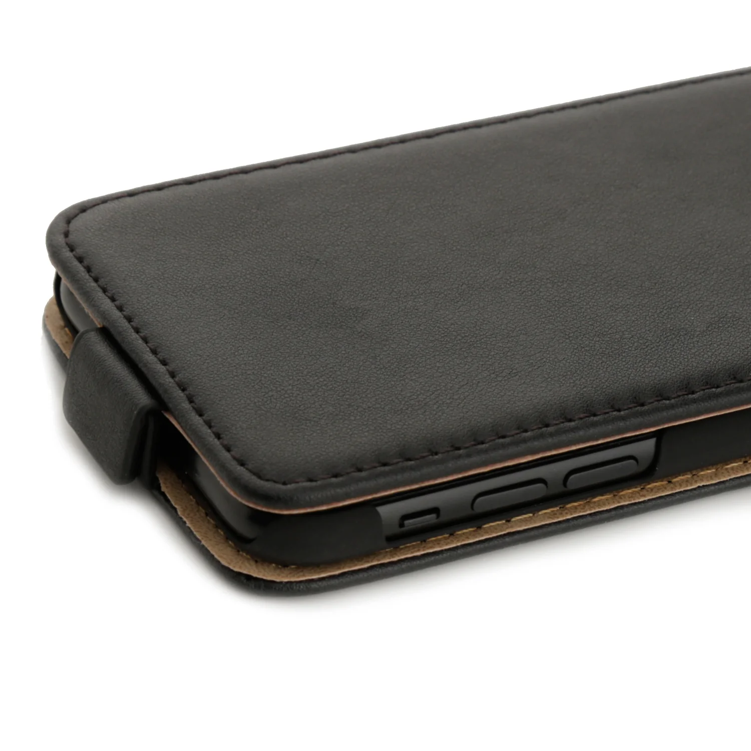 Mobiletto iPhone 13 Pro Max PREMIUM Flipcase Schutzhülle - Schwarz - Image 3