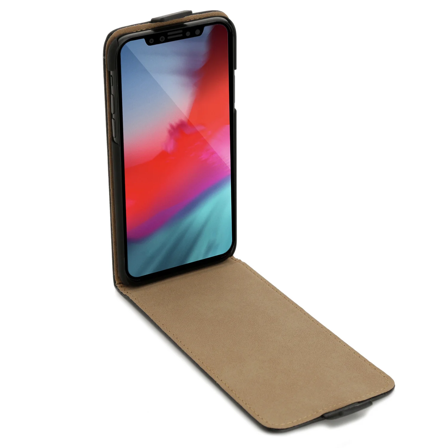 Mobiletto iPhone 13 Pro Max PREMIUM Flipcase Schutzhülle - Schwarz - Image 5
