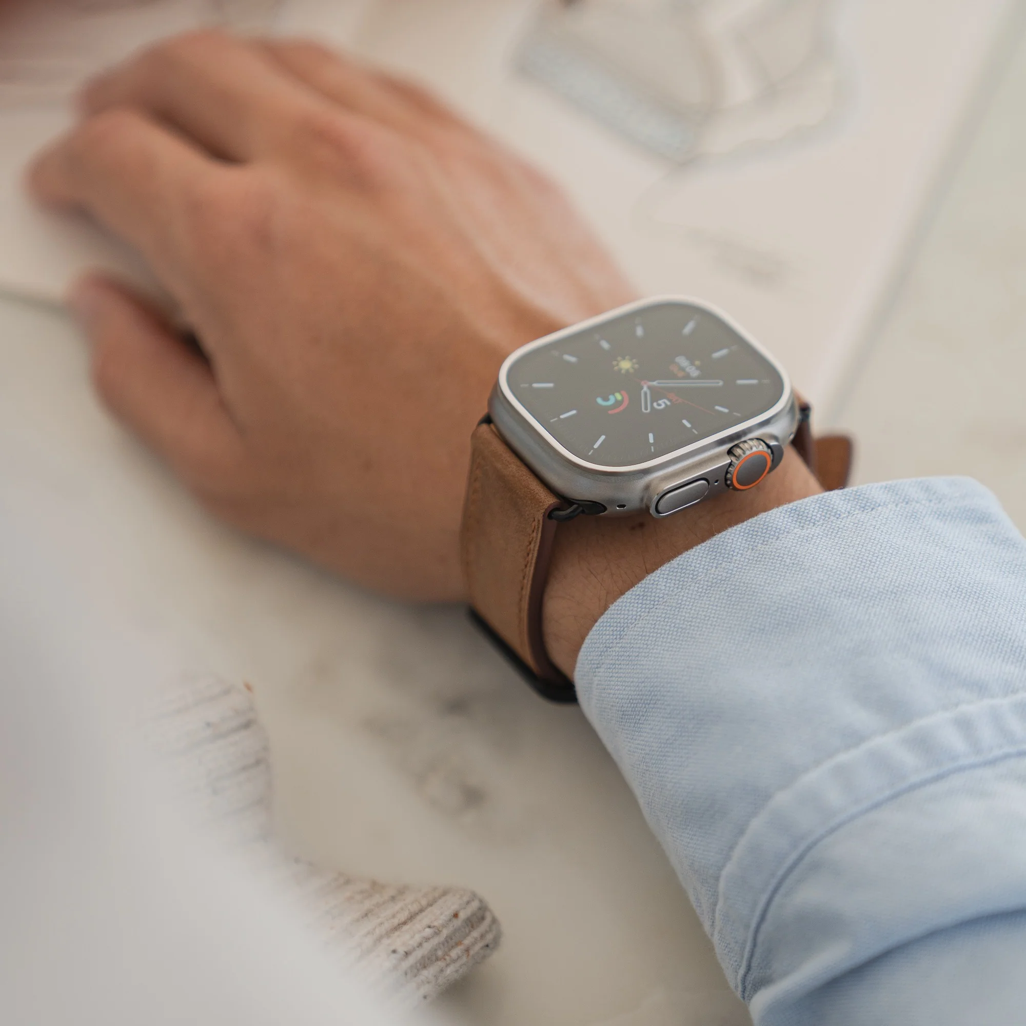 Mobiletto Apple Watch Ultra Lederarmband - Image 5