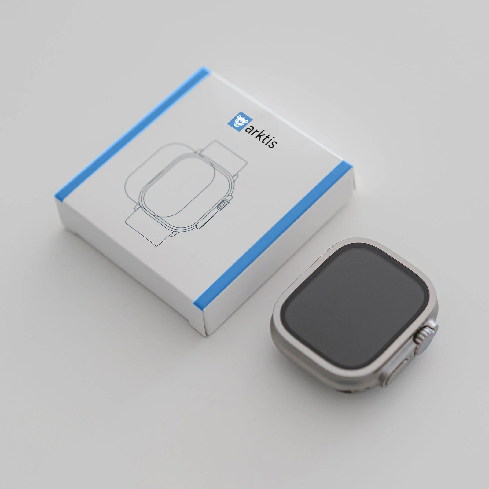 arktis ADVENTURE Displayschutz Glas für Apple Watch Ultra 49 mm - 2er Set - Image 8