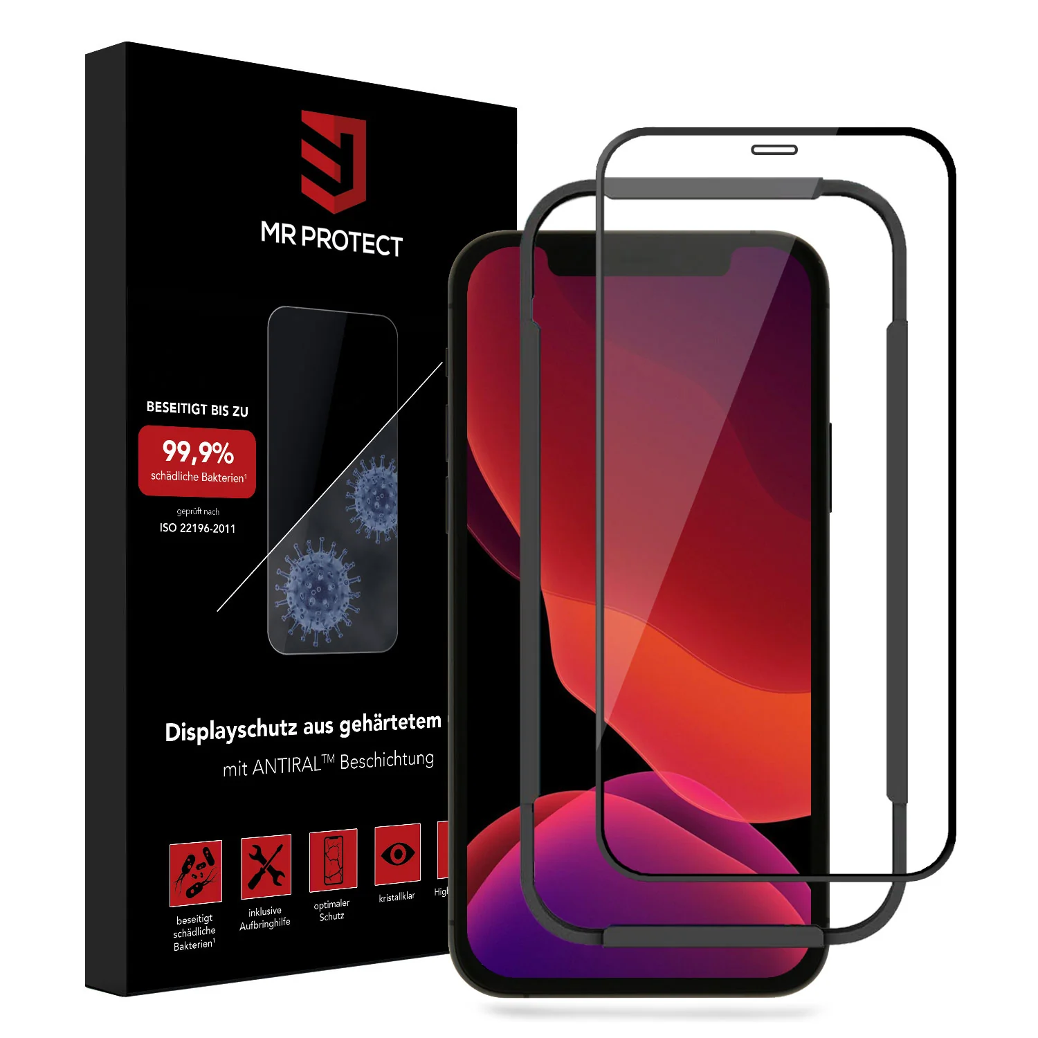MR PROTECT iPhone 11 Pro Max GLAS Displayschutz