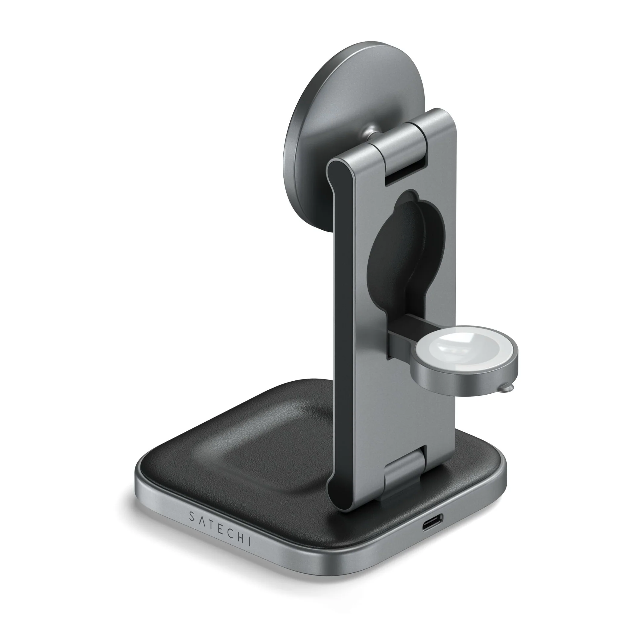 Satechi 3-in-1 Foldable Qi2 Wireless Charging Stand - Image 3